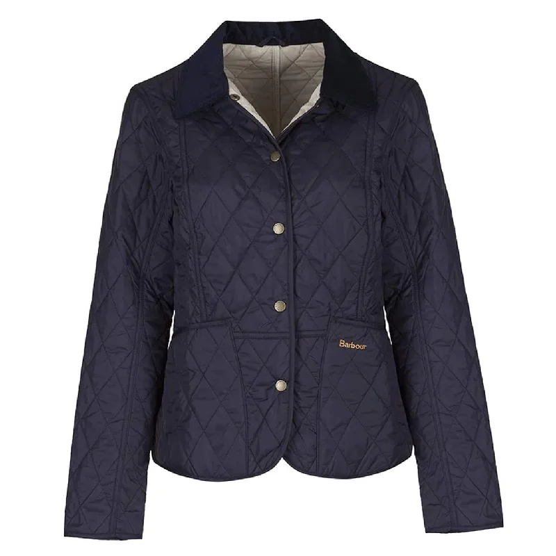 Early Access Barbour Womens Summer Liddesdale Quilt Jacket Navy / Pearl
