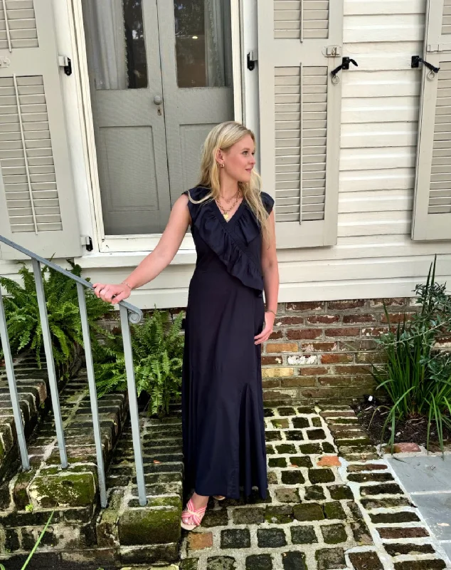 The Best Prices Quinn Maxi Dress Navy Final Sale