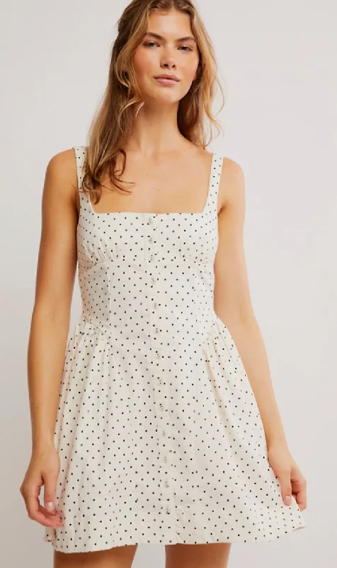 Special Offer elegant shift dressPolka Dot Mini Dress by Free People