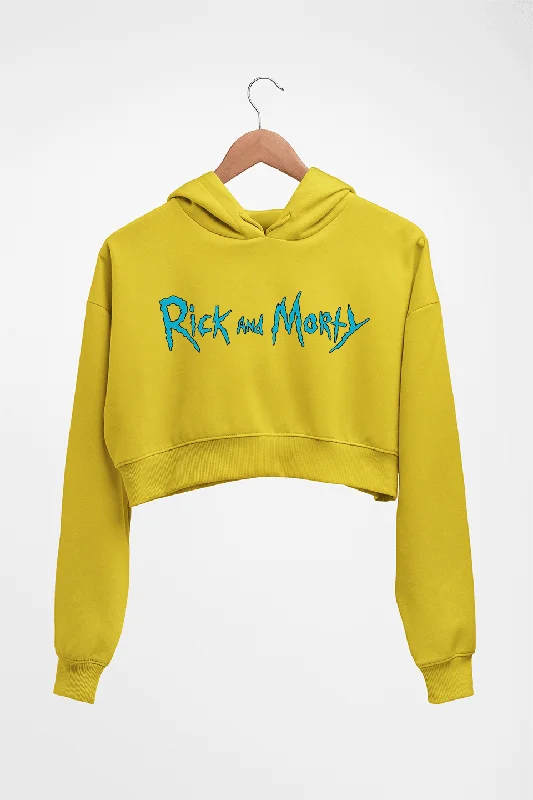 Limited Edition fashion-forward hoodieRick and Morty Crop HOODIE FOR WOMEN