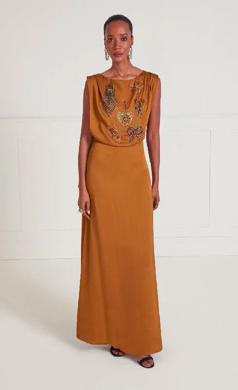 Today Only Adalina Gown - Honey