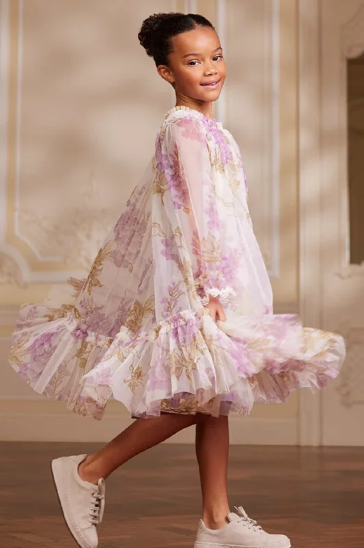 Epic Deals Wisteria Long Sleeve Kids Dress