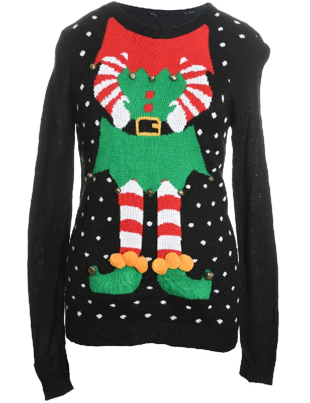 Today’s Deal Multi-colour Christmas Jumper - L
