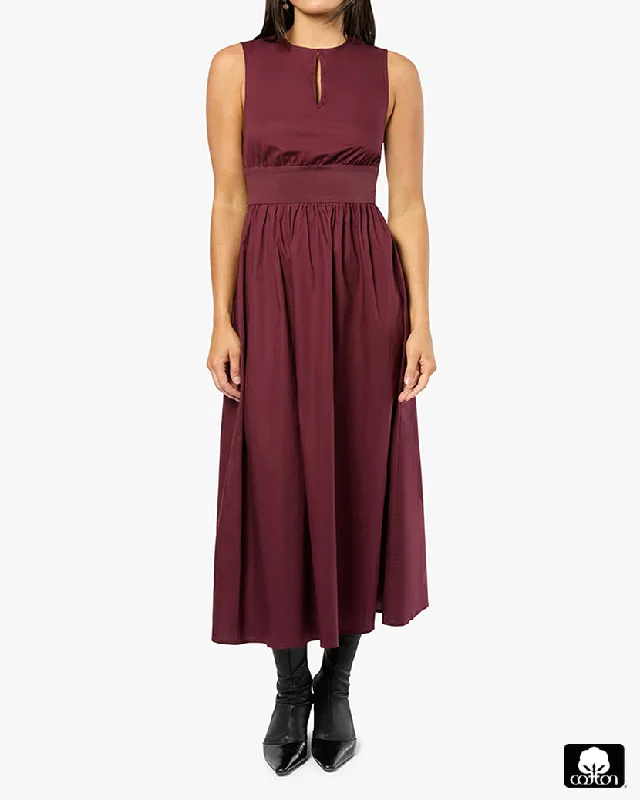 Anniversary Sale chic wrap dressKeyhole Midi Dress