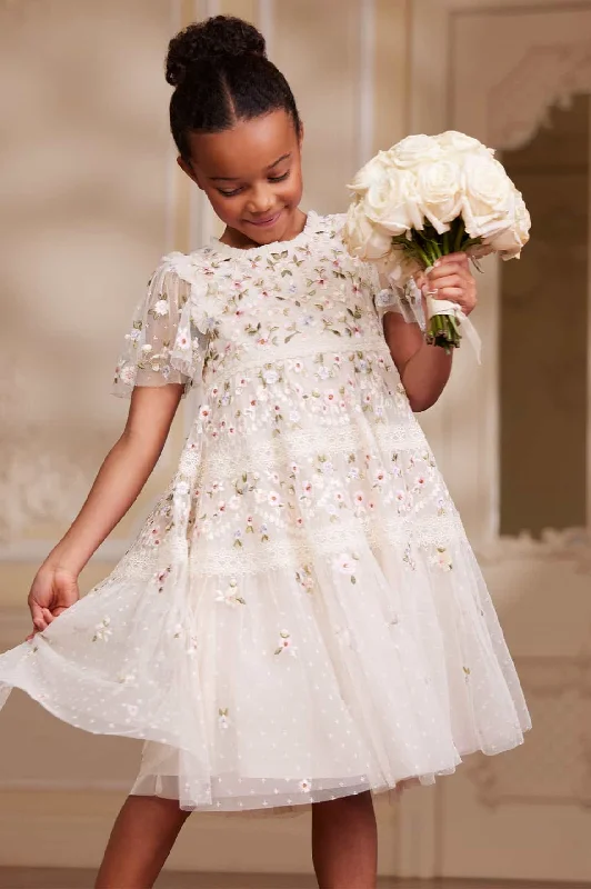 Discount Mania Garland Ribbon Kids Dress