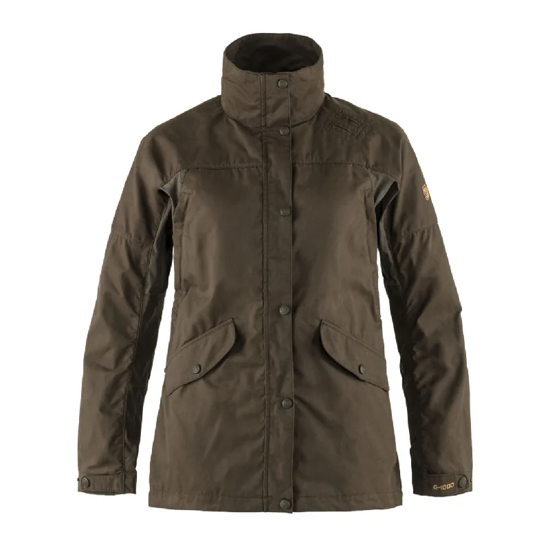 Unmissable Offer Fjallraven Womens Forest Hybrid Jacket Dark Olive