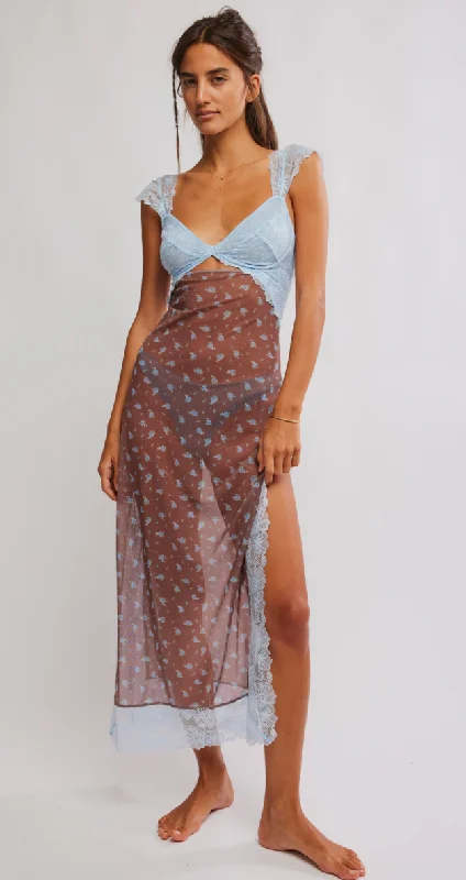 Early Access t-shirt dressSuddenly Fine Maxi Slip Dress by Free People