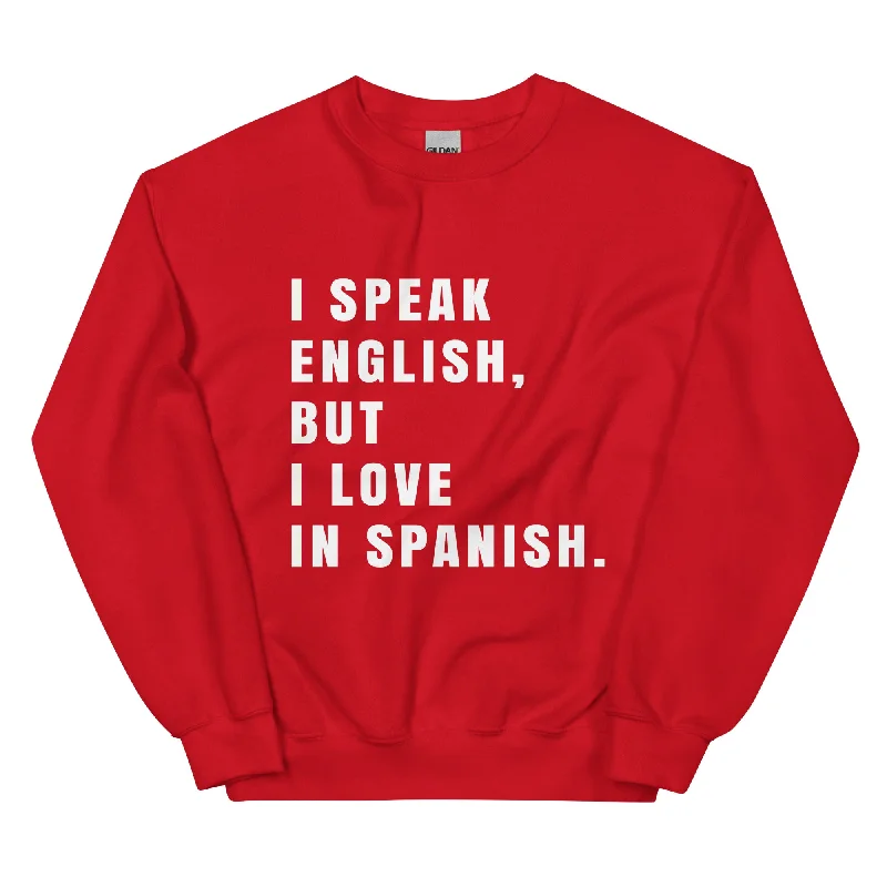 Deal of the Day warm workout hoodieSpeak & Love Unisex Sweatshirt