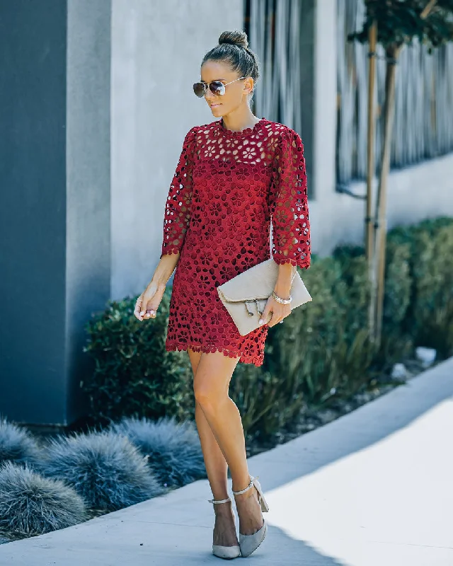 Fantastic Offers trendy wrap dressCecily Crochet Shift Dress - FINAL SALE