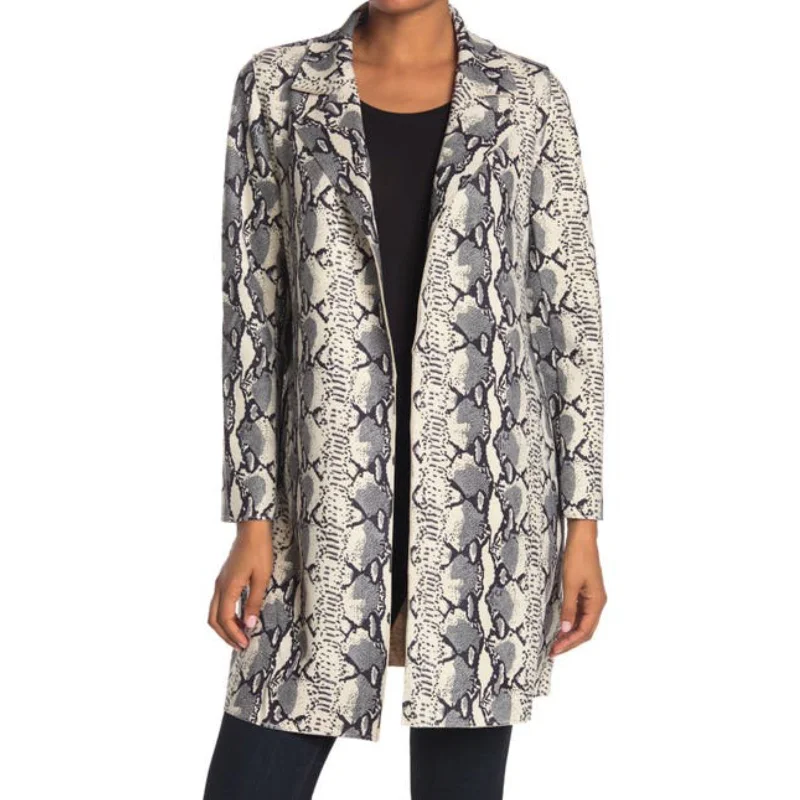 Flash Sale Love Token Leopard Print Faux Suede Jacket