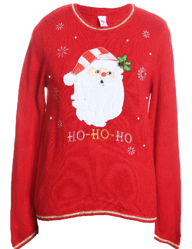Buy More, Save More Santa Claus Christmas Jumper - M