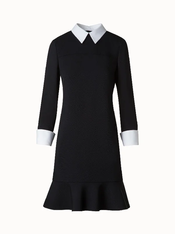 Buy More, Save More formal dressSheath Dress with Detachable Collar and Cuffs