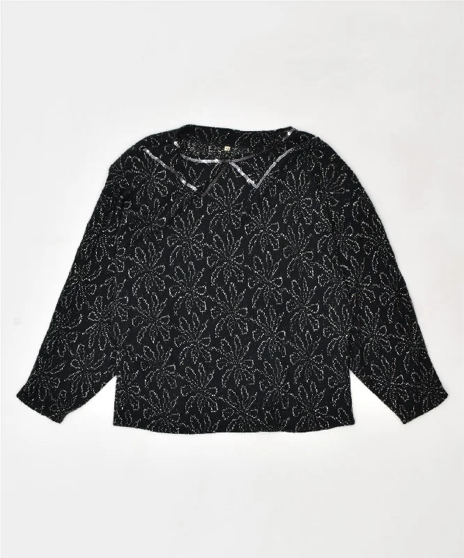Blowout Sale simple hoodieVINTAGE Womens Oversized Crew Neck Jumper Sweater UK 14 Medium Black Blowout Sale simple hoodieVINTAGE Womens Oversized Crew Neck Jumper Sweater UK 14 Medium Black