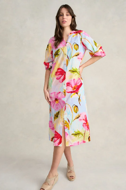 Today’s Special flowy dressPrinted Cotton Shirt Dress