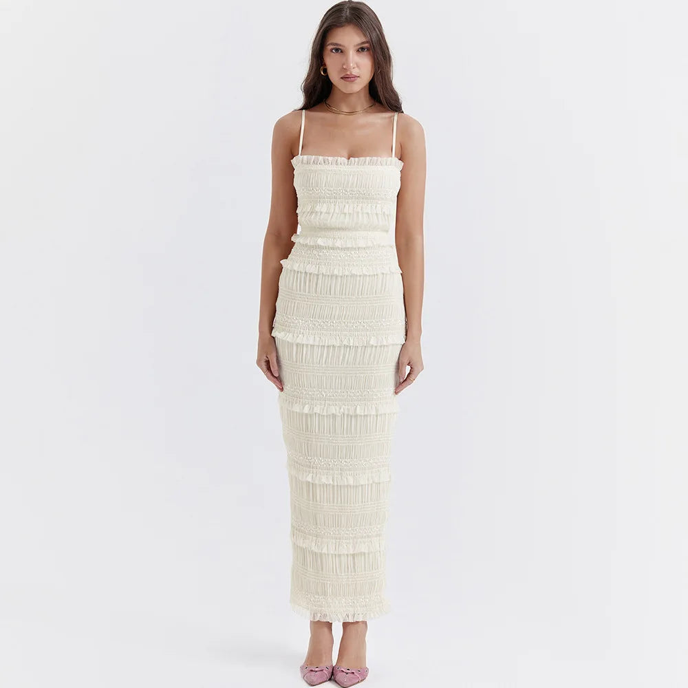 Price Rollback Lyrical Elegance Ruched Maxi Dress