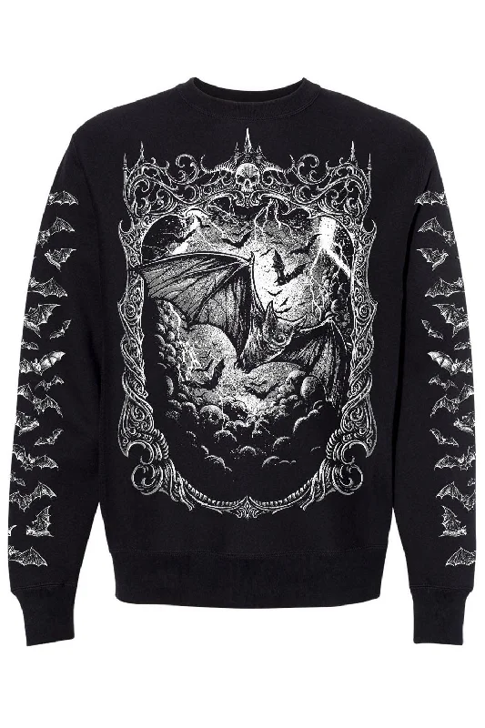 Quick Sale Night Flight Bat Sweatshirt