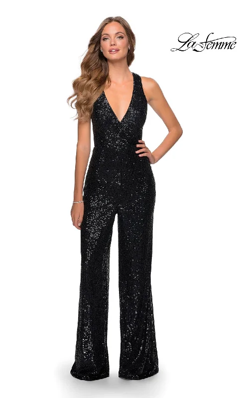 elegant dressLa Femme 28719 Formal Jumpsuit