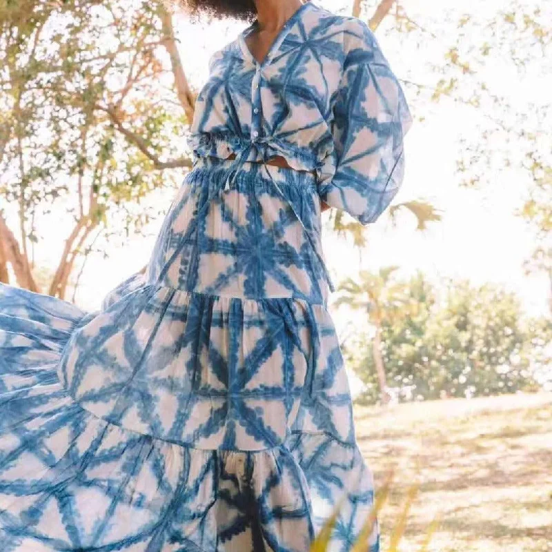 Special Buy vintage-inspired dressKittenAlarm - Kiersey Allover Print Two Piece Set