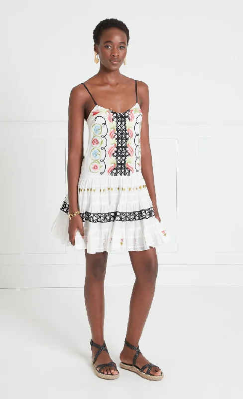 Markdowns Florentine Strappy Dress - White