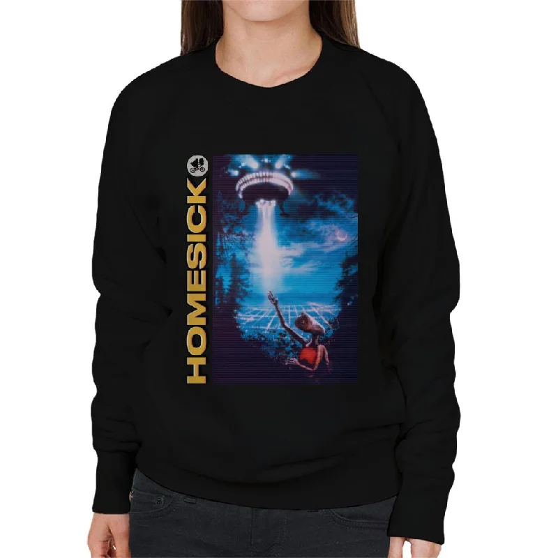 Season Finale Sale modern athletic hoodieE.T. Left Homesick Women's Sweatshirt