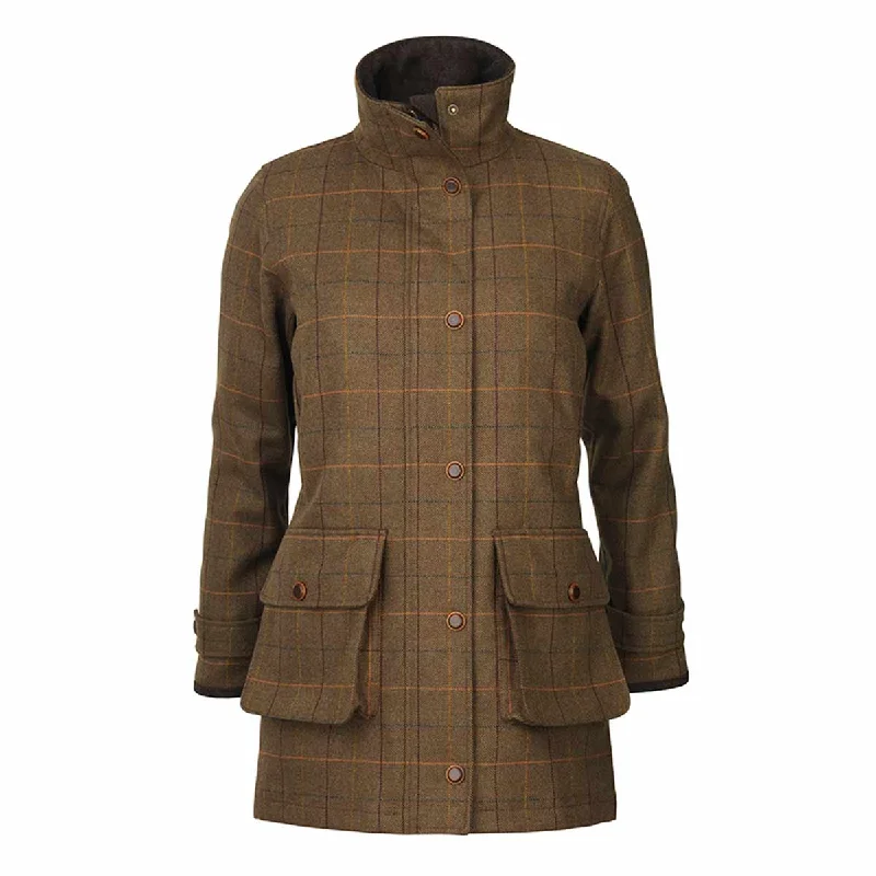 Seasonal Clearance Laksen Cara Ladies Waterproof Tweed Coat W.CTX