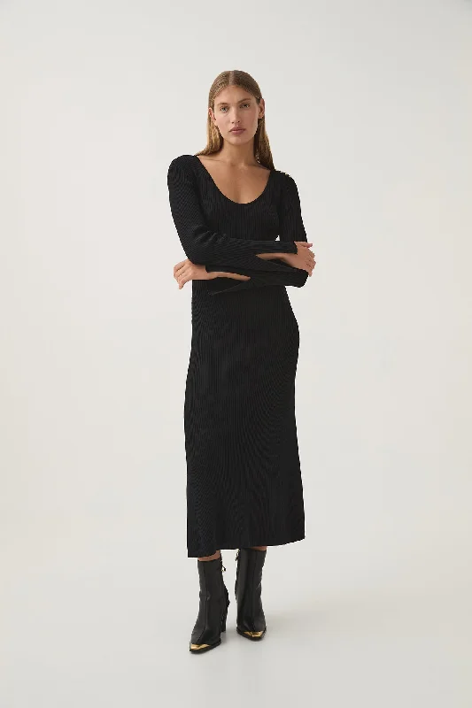 Incredible Offers chic shift dressZeitgeist Knit Midi Dress
