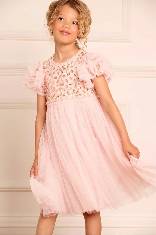 Best Deals Autumn Leaves Bodice Kids Dress