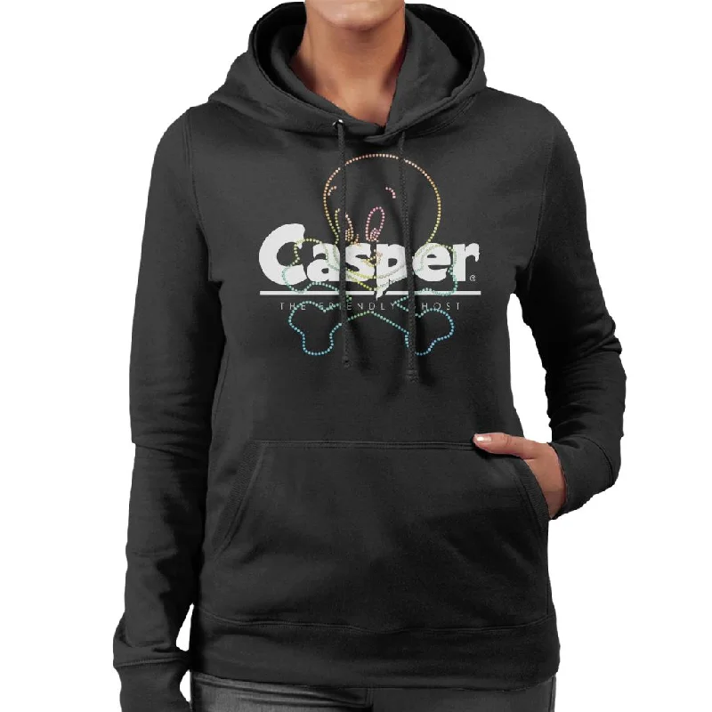 graphic hoodieCasper The Friendly Ghost Crossbones Women's Hooded Sweatshirt