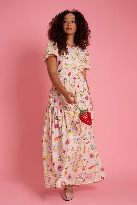 Deal Explosion Alma Lunch Print Midaxi Dress