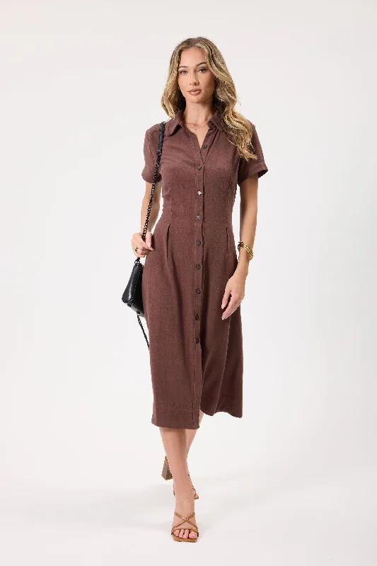 Act Now romantic dressNikki Midi Dress