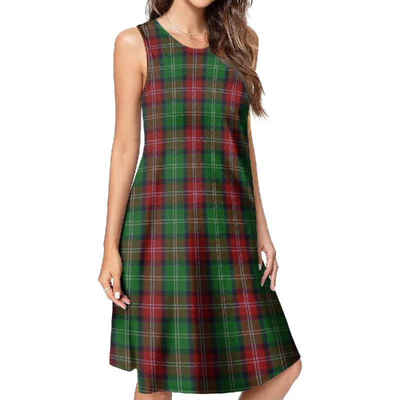 Instant Savings Sawyer Tartan Womens Casual Dresses