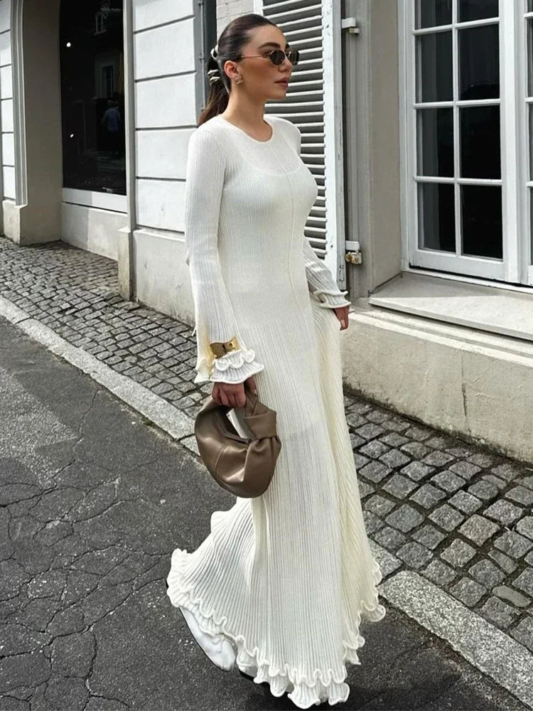 Huge Savings silk dressShara - Figure flattering long dress