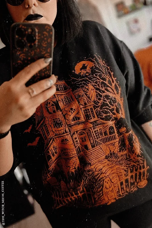 Special Promotion Haunted Mansion Sweatshirt [Pumpkin Orange]