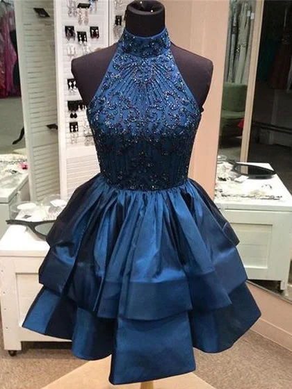 Doorbuster Deal Homecoming Dress Chic High Neck Rhinestone Short Prom Dress Party Dress JKS044 Doorbuster Deal Homecoming Dress Chic High Neck Rhinestone Short Prom Dress Party Dress JKS044