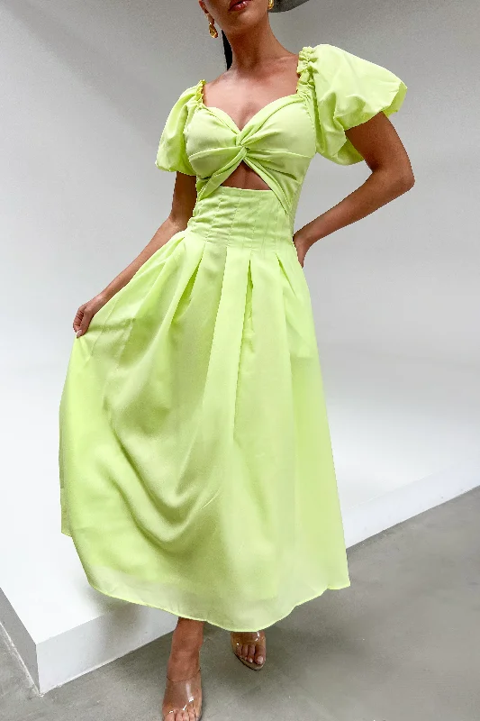 Crazy Deals chic dressROSA DRESS - LIME