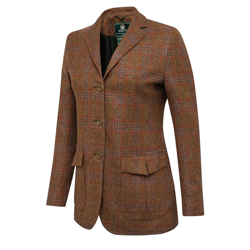 Don't Miss Beretta Womens St James Jacket Brown / Blue Check