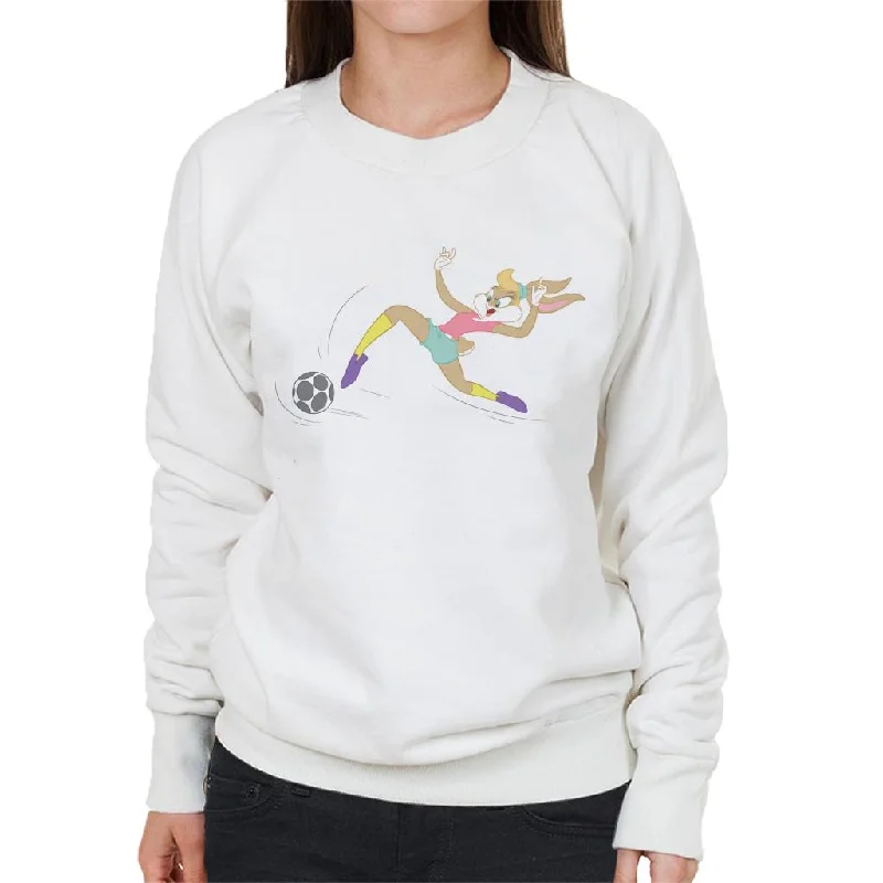 slim fit workout hoodieLooney Tunes Football Lola Bunny Pass Women's Sweatshirt