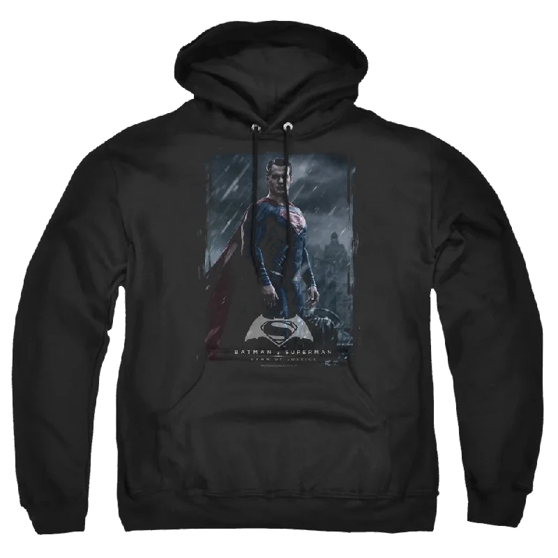 Overstock Sale soft sports hoodieBatman v Superman Supe Poster - Pullover Hoodie