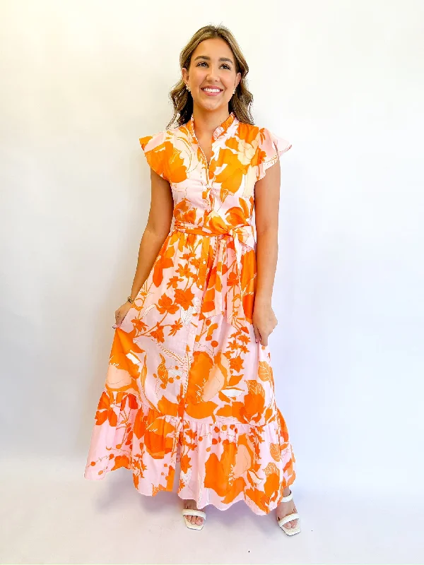 Crazy Deals pleated maxi dressLenira Floral Maxi Dress