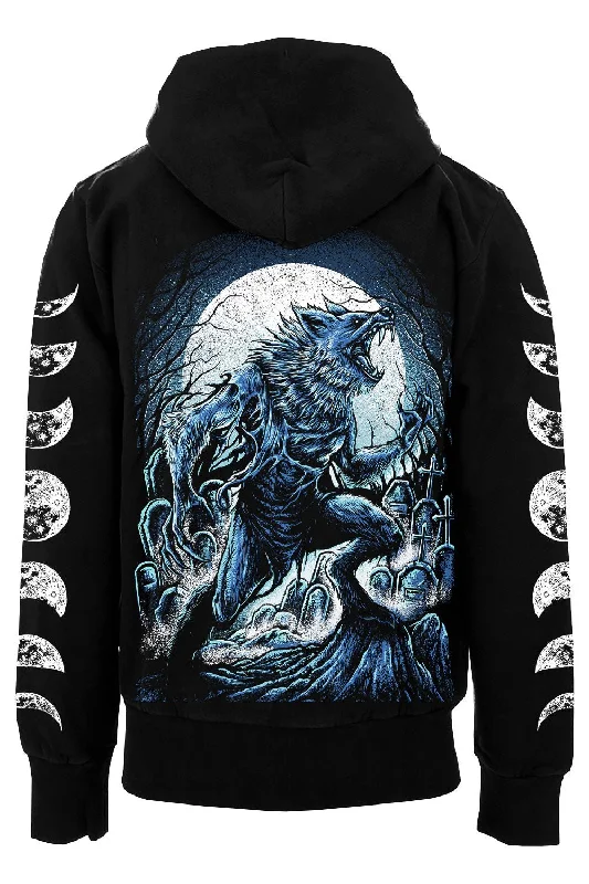 Super Deal Blue Blood Werewolf Hoodie [Zipper or Pullover]