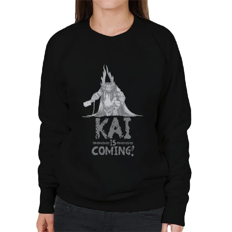 vibrant athletic hoodieKung Fu Panda Kai Is Coming Women's Sweatshirt