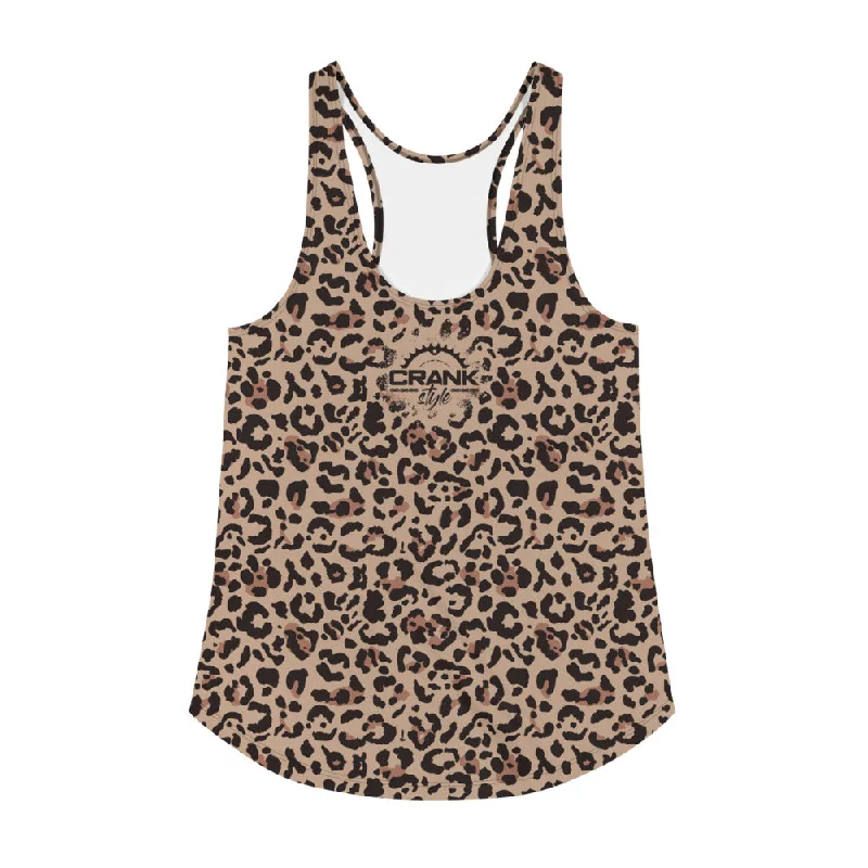 Low Prices minimalist gym sweatshirtWomen's Leopard MTB Racerback Tank