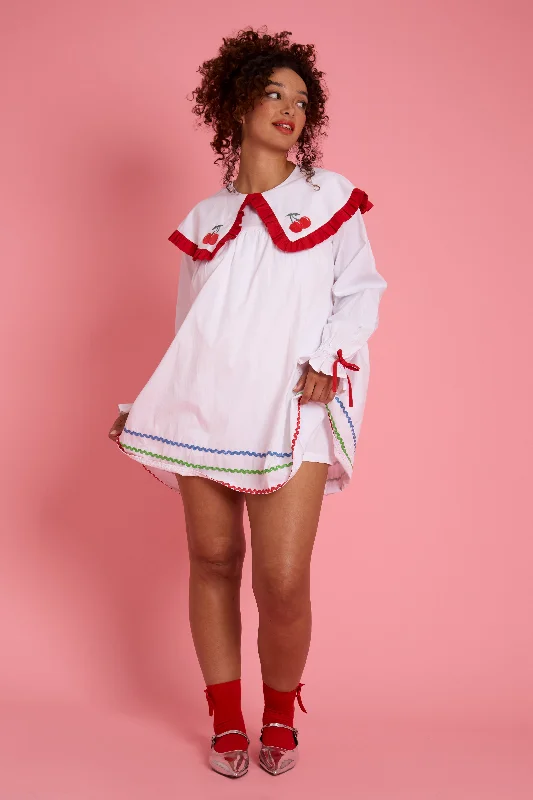 Markdown Madness Sicily Embroidery Smock Playsuit