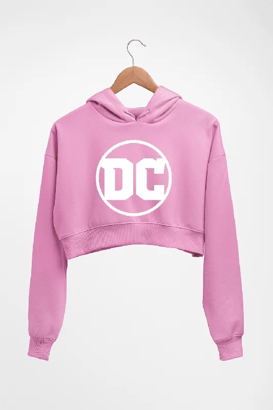 Price Drop casual zip-up sweatshirtDC Crop HOODIE FOR WOMEN