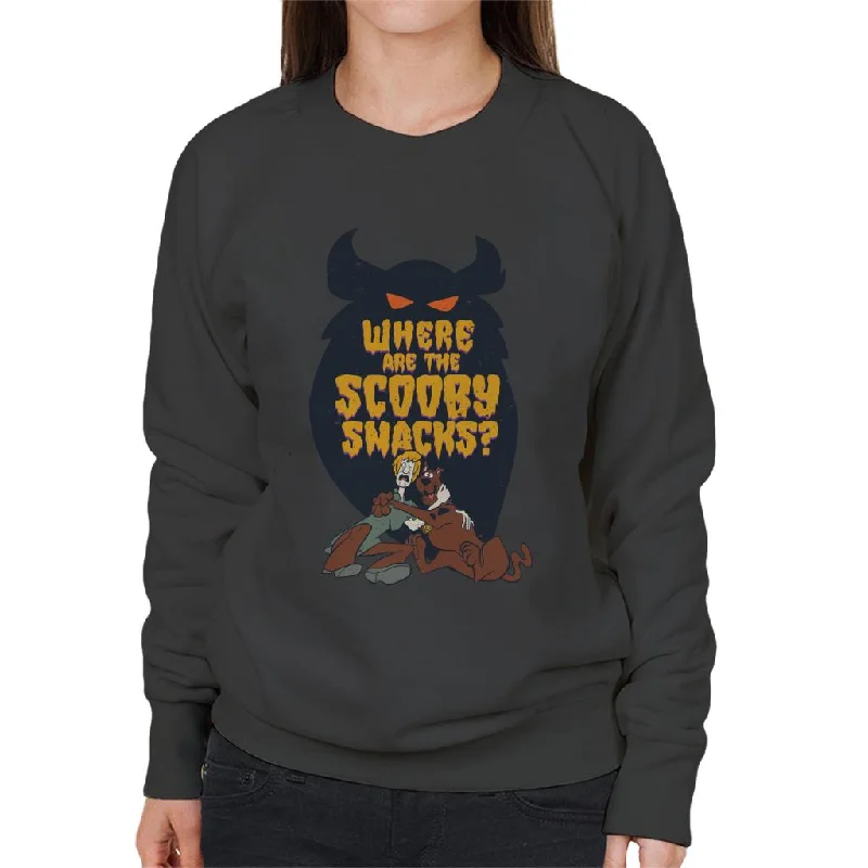 cool activewear hoodieScooby Doo Halloween Where Are The Scooby Snacks Women's Sweatshirt