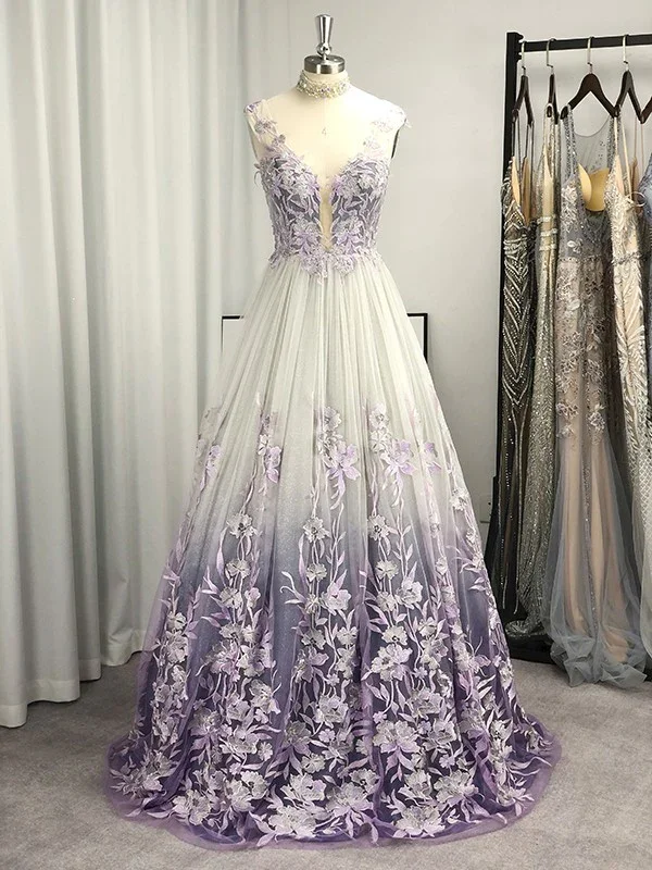 Blowout Deals elegant shift dressCharming V Neck Backless A-Line Flowers Appliques Formal Party Dress, DP2478 Blowout Deals elegant shift dressCharming V Neck Backless A-Line Flowers Appliques Formal Party Dress, DP2478
