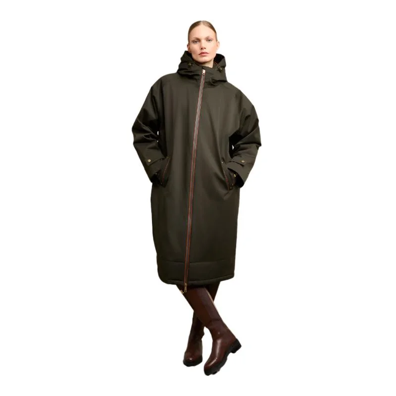Bargain Bin Holland Cooper Ladies One-Size Waterproof Country Dry Coat - Khaki