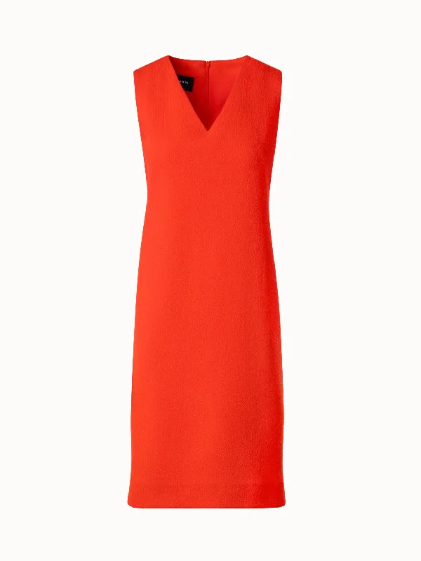 Lowest Price satin dressSheath Dress in Wool Crêpe Double-Face