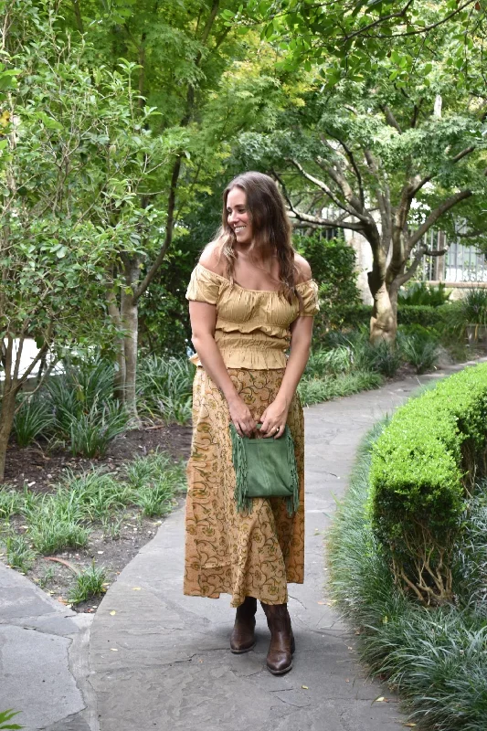 Exclusive Savings Hanley Midi Skirt Caramel Vine