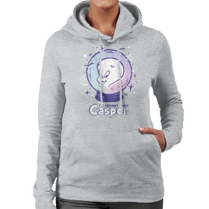 casual hoodie for fallCasper The Friendly Ghost Crystal Ball Women's Hooded Sweatshirt